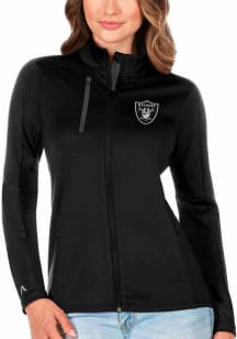 Antigua Las Vegas Raiders Womens Black Generation Light Weight Jacket