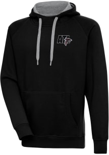 Antigua Atlanta Falcons Mens Black Chainstitch Victory Long Sleeve Hoodie