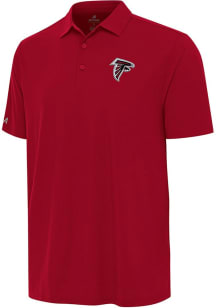 Antigua Atlanta Falcons Mens Red Era Short Sleeve Polo