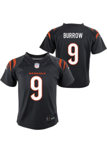 Joe Burrow Cincinnati Bengals Toddler Black Nike Game Football Jersey