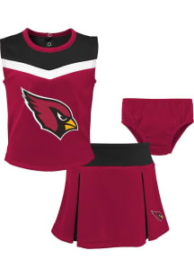 Arizona Cardinals Toddler Girls Cardinal Spirit Cheer 2PC Sets Cheer