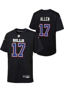 Josh Allen Buffalo Bills Youth Black Nike Game Football Football Jersey