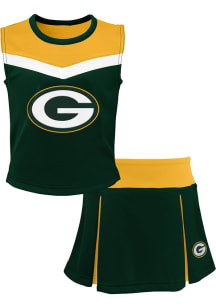 Green Bay Packers Girls Green Spirit Cheer Set Cheer