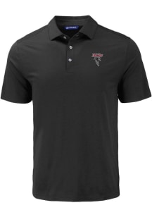 Cutter and Buck Atlanta Falcons Mens Black Historic Coastline Eco Short Sleeve Polo