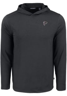 Cutter and Buck Atlanta Falcons Mens Black Coastline Eco Long Sleeve Hoodie