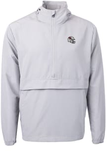 Cutter and Buck Arizona Cardinals Mens Grey Helmet Charter Eco Pullover Jackets