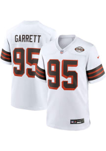 Myles Garrett  Nike Cleveland Browns White Alt Football Jersey