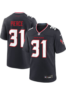 Dameon Pierce  Nike Houston Texans Navy Blue 2024 Home Game Football Jersey