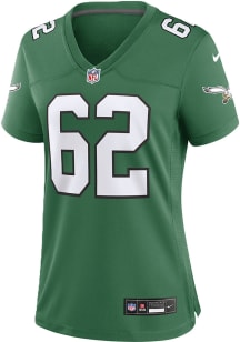 Jason Kelce  Nike Philadelphia Eagles Womens Kelly Green Alt Football Jersey