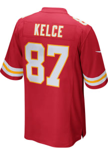 Travis Kelce   Kansas City Chiefs Red Home Game Football Jersey