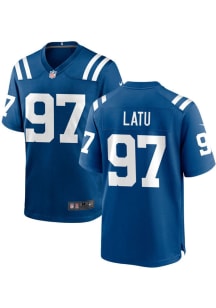 Laiatu Latu  Nike Indianapolis Colts Blue Home Football Jersey