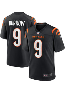 Joe Burrow   Cincinnati Bengals Black Home Game Football Jersey