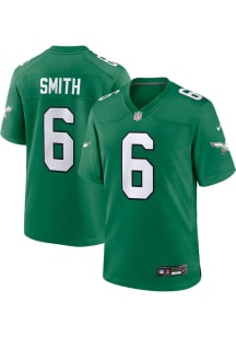 Devonta Smith  Nike Philadelphia Eagles Kelly Green Game Football Jersey