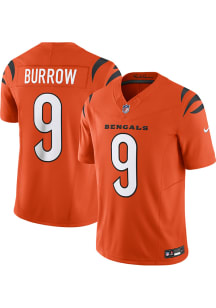 Joe Burrow Nike Cincinnati Bengals Mens Orange Vapor F.U.S.E. Limited Football Jersey