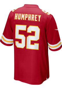 Creed Humphrey  Nike Kansas City Chiefs Red Home Game Football Jersey