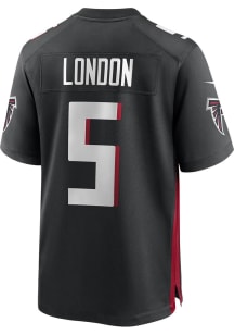 Drake London  Nike Atlanta Falcons Black HOME Football Jersey