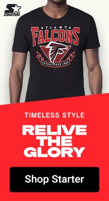 Timeless Style | Relive the Glory | Shop Atlanta Falcons Starter Gear