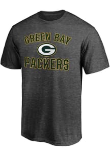 Green Bay Packers Mens Charcoal Victory Arch Big and Tall T-Shirt