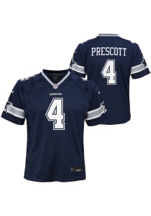 Dak Prescott Dallas Cowboys Youth Navy Blue Nike Game Football Jersey