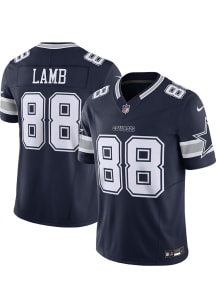 CeeDee Lamb Nike Dallas Cowboys Mens Navy Blue Vapor F.U.S.E. Limited Football Jersey