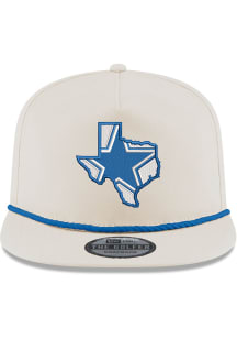 New Era Dallas Cowboys Ivory State Shape Blue Rope Golfer 9FIFTY Mens Snapback Hat