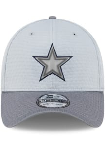 New Era Dallas Cowboys Mens Grey 2024 Training Camp 39THIRTY Flex Hat