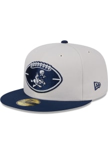 New Era Dallas Cowboys Mens Ivory 2024 Sideline Historic 59FIFTY Fitted Hat