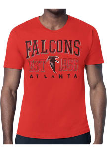 Starter Atlanta Falcons Red Retro Short Sleeve T Shirt