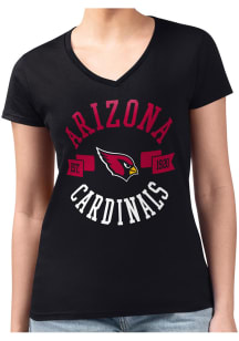 4Her Arizona Cardinals Womens  City Fitted Design Short Sleeve T-Shirt