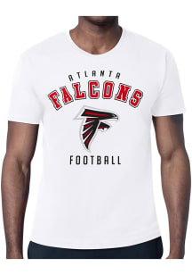 Starter Atlanta Falcons White Logo Short Sleeve T Shirt