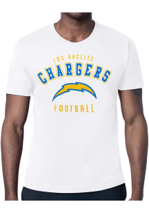 Starter Los Angeles Chargers White Logo Short Sleeve T Shirt