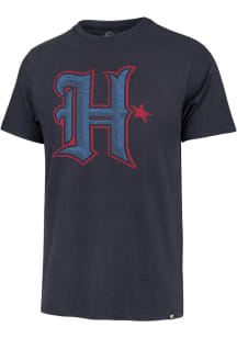 47 Houston Texans Navy Blue H Town Logo Short Sleeve Fashion T Shirt