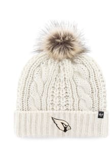 47 Arizona Cardinals White Meeko Cuff Womens Knit Hat