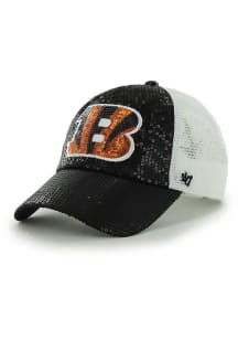 47 Cincinnati Bengals Black Dazzle Mesh Womens Adjustable Hat