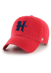 47 Houston Texans Clean Up Iconic Adjustable Hat - Red