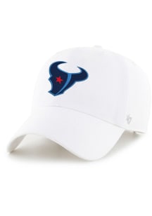 47 Houston Texans Clean Up Adjustable Hat - White