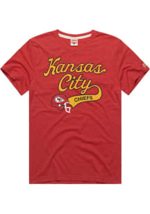 Homage Kansas City Chiefs Red Tailswoop Short Sleeve Fashion T Shirt