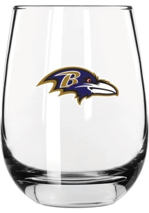 Baltimore Ravens 16oz Stemless Wine Glass