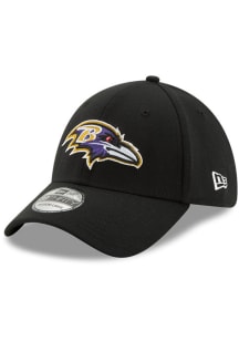 New Era Baltimore Ravens Mens Black Team Classic 39THIRTY Flex Hat