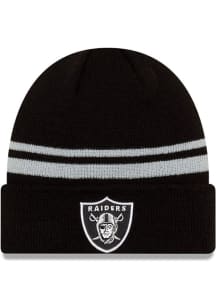 New Era Las Vegas Raiders Black Basic Cuff Mens Knit Hat