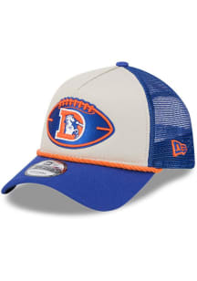 New Era Denver Broncos 2024 Sideline Historic A Frame 9FORTY Adjustable Hat - Grey