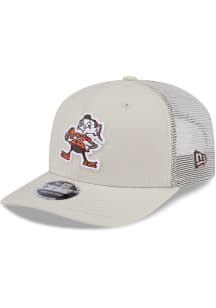 New Era Cleveland Browns Canvas Trucker LP 9FIFTY Adjustable Hat - Grey