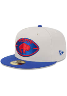 New Era Buffalo Bills Mens Grey 2024 Sideline Historic 59FIFTY Fitted Hat