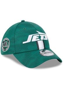 New Era New York Jets Mens Green 2024 Sideline OTC 39THIRTY Flex Hat