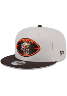 New Era Cleveland Browns Grey 2024 Sideline Historic 9FIFTY Mens Snapback Hat