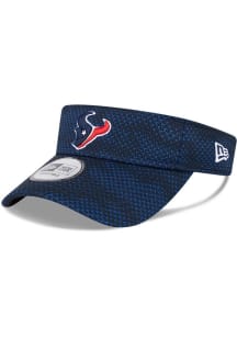 New Era Houston Texans Mens Navy Blue 2024 Sideline Adjustable Visor